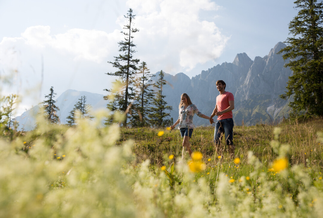 A hiking couple